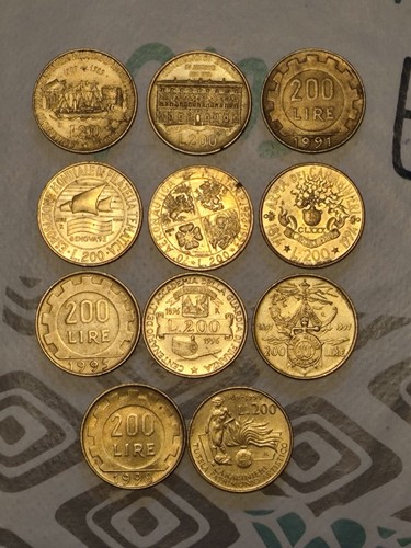 Lotto 200lire dal 1989 - 11, x