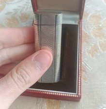 accendino cartier argento