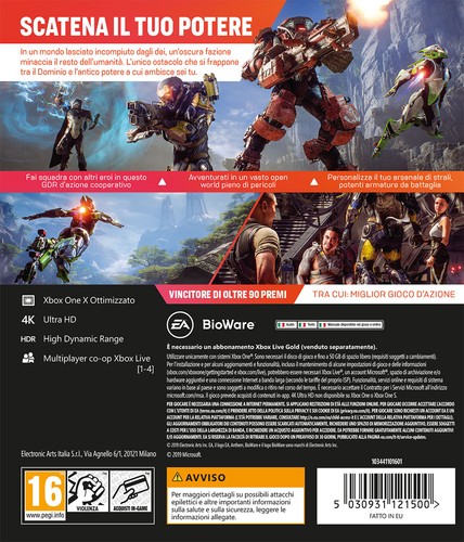 Xbox one anthem - one,