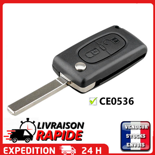 Coque clé plip pour - , citroën