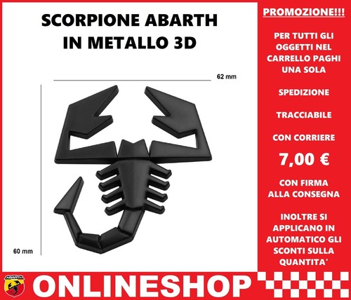 Scorpione abarth adesivo in - adesivo,