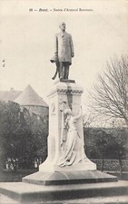CPA - BREST - statue d'armand