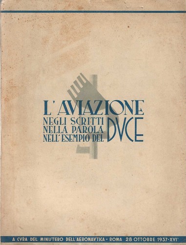 Aviazione negli scritti - l',
