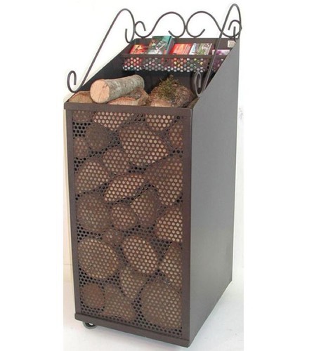 Carrello portalegna porta - portalegna,