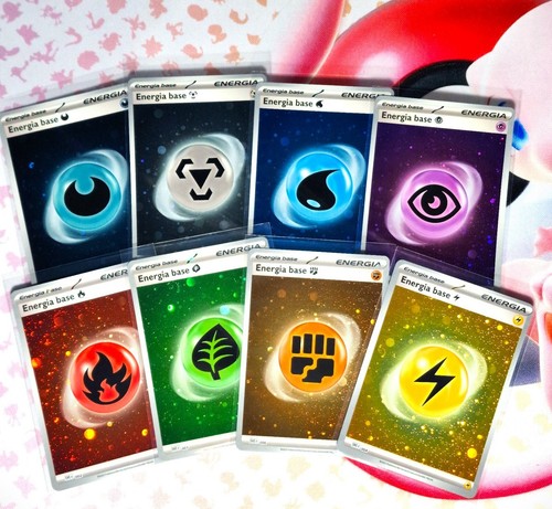 Lotto carte pokemon energia - carte,