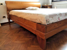Massiccio letto matrimoniale etnico indonesiano in legno Teak  ottime condizioni