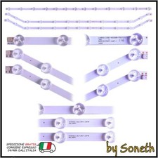 KIT 3 BARRE LED TV PER SAMSUNG