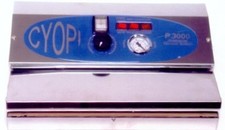 MACCHINA SOTTOVUOTO ACCIAIO INOX PROFESSIONALE P3000 MADE IN ITALY barra 32