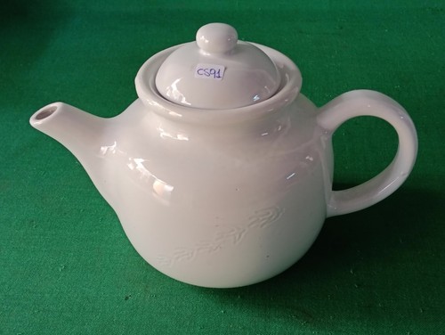 Teiera ceramica bianca rondini - teiera,