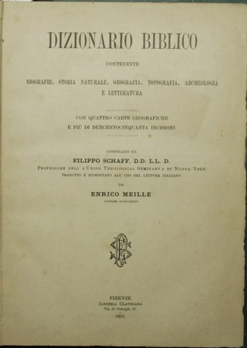 Dizionario biblico