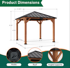 ELEVATE OUTDOORS 10x10 Wood