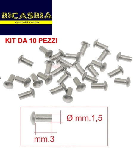21302 kit pezzi ribattini - 21302, 10