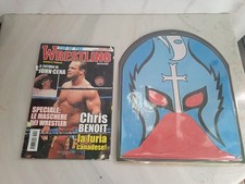 Rivista Top of the Wrestling con gadget maschera dei wrestler