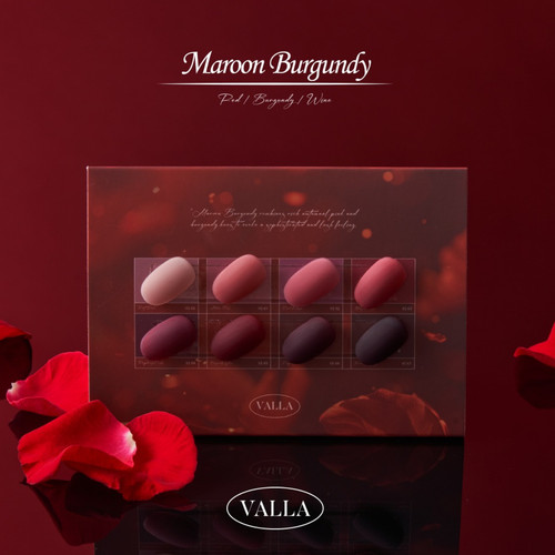 Valla maroon smalto gel - smalto,