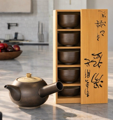 Kiyomizu ware set tè - kiyomizu,