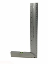 Squadra combinata in alluminio con righello 300 mm angolo 90 gradi 91846