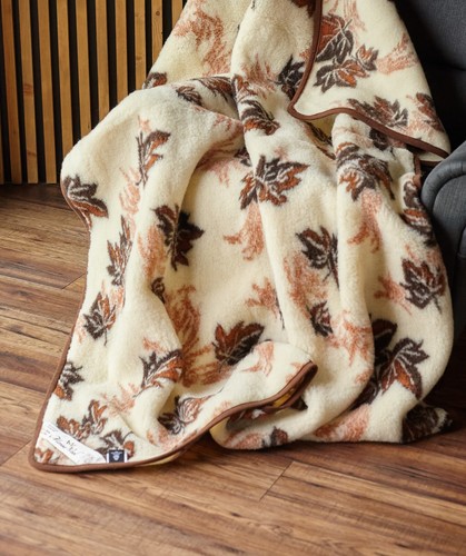 Merino wool coperta copriletto - merino,