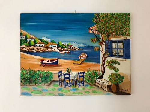 Dipinto olio tela - ad,