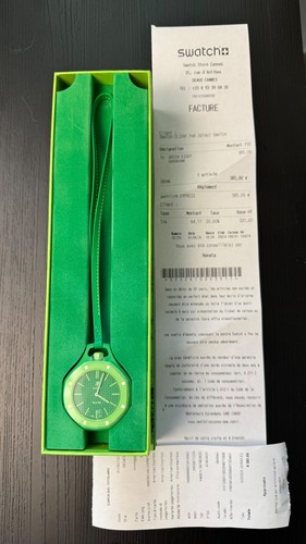 Swatch audemars piguet green - swatch,