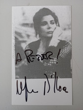 MARIANGELA D'ABBRACCIO AUTOGRAFO ORIGINALE CARTONCINO 8x14cm SIGNED ATTRICE