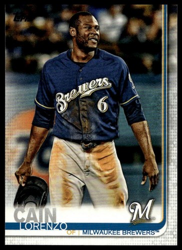 Topps 2019 330 lorenzo cain - topps, #330