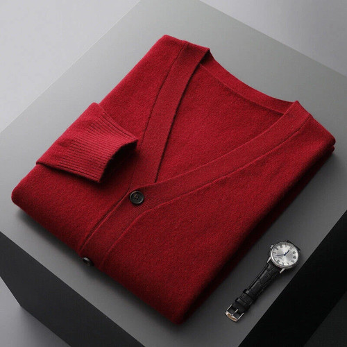Cardigan uomo scollo v - a,