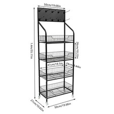 Scaffale bancarella mercato