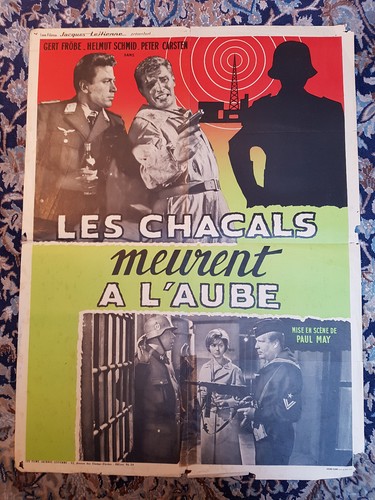 Affiche 1960 les chacals - 1960,