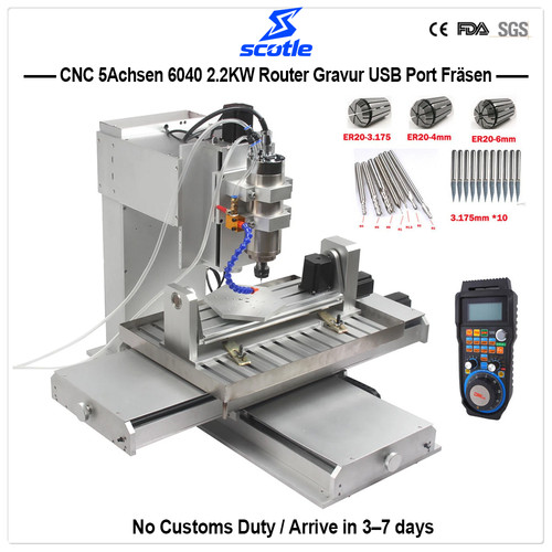 Router cnc assi 6040 - 5, 2.2kw
