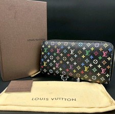 LOUIS VUITTON Wallet Organizer Multicolor Zippy M60244-CA5101 Takashi Murakami 