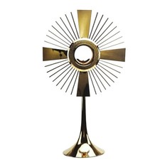 Ostensorio in ottone dorato 59