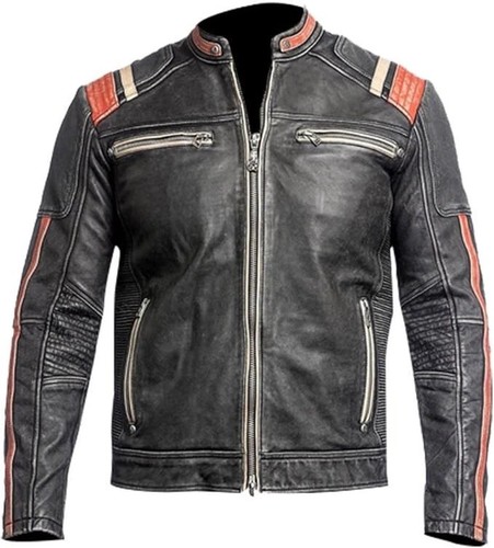 Giacca biker uomo vera - biker, in