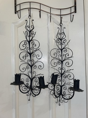 Applique candela forgiato
