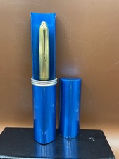 Penna stilografica Aurora 88 design Nizzoli con scatola di latta blu leggi bene