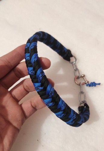 Collare cane paracord nero - cane,