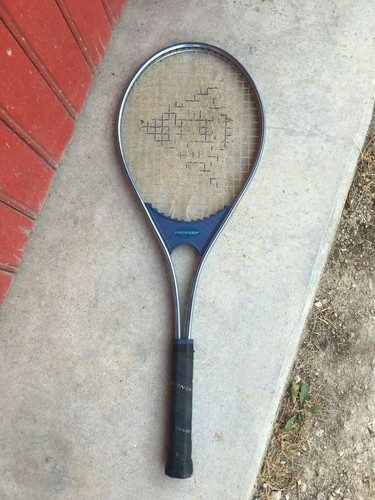 Vecchio racchetta tennis - vecchio,