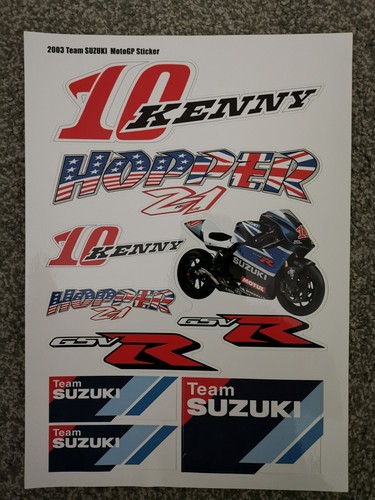 Set adesivi team - suzuki, moto