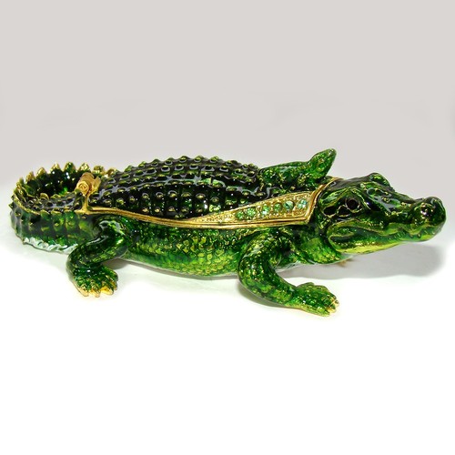 Crocodile boite secret - boite,