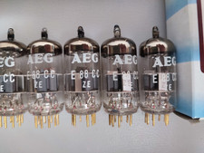 AEG E88CC / 6922 (ECC88 6DJ8 CCa) Tube Valve per amplificatore valvolare