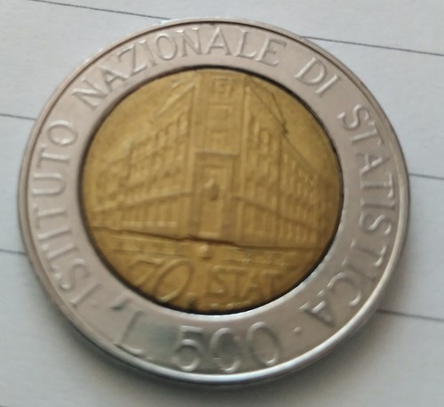 Commemorative 500 lire 1996 - lire,