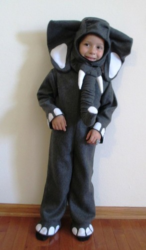 Costume elefante bambino
