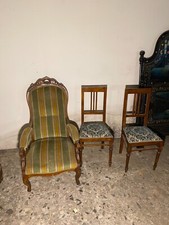 Poltrona Vintage in Legno con