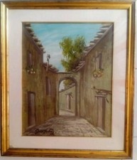 QUADRO OLIO SU TELA - FIRMATO