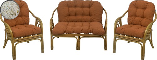 Cuscino imbottito per - , rattan