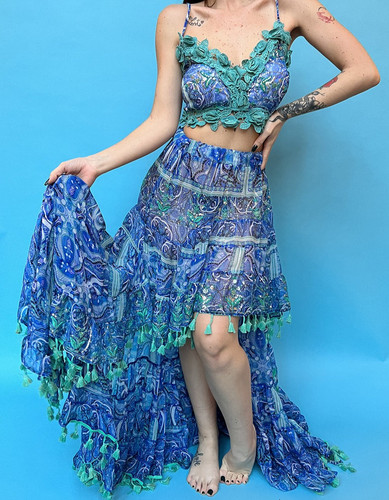 Set top gonna antica - top, e