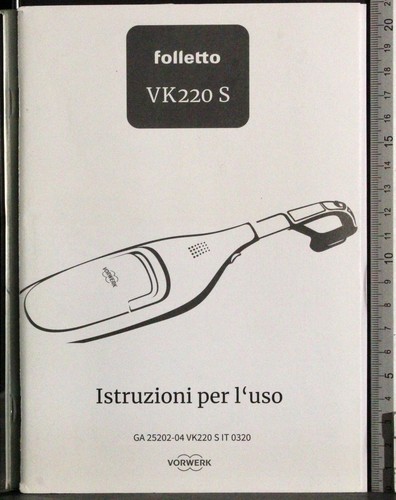 Folletto vk220 istruzioni - folletto,