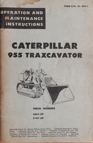 Caterpillar 955 traxcavator - caterpillar,