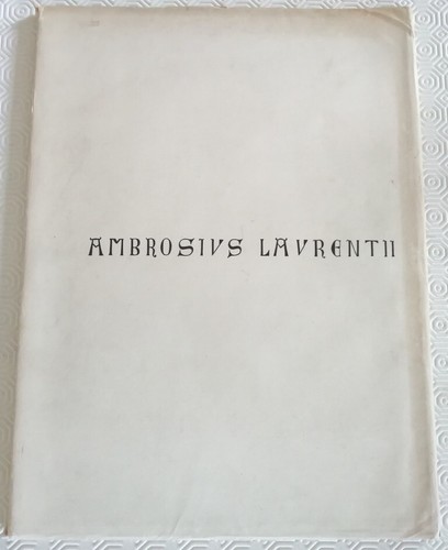 Ambrosius laurentii ambrogio - ambrosius, (ambrogio