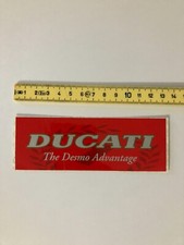 Adesivi Sticker  DUCATI The Desmo Advantage ORIGINALE - ANNI 1990 VINTAGE