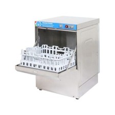 Lavabicchieri elettromeccanica con cesto 35×35 cm, con dosatore brillantante e p